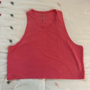 Outdoor Voices Fast Track Tank in Hot Pink (size large)